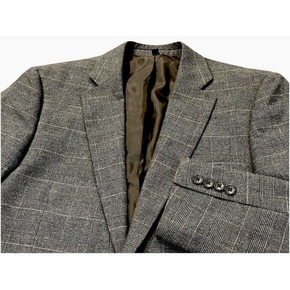 J. Crew Thompson 36R Gray Windownpane Cotton Blazer Sport Jacket Coat NEW $398